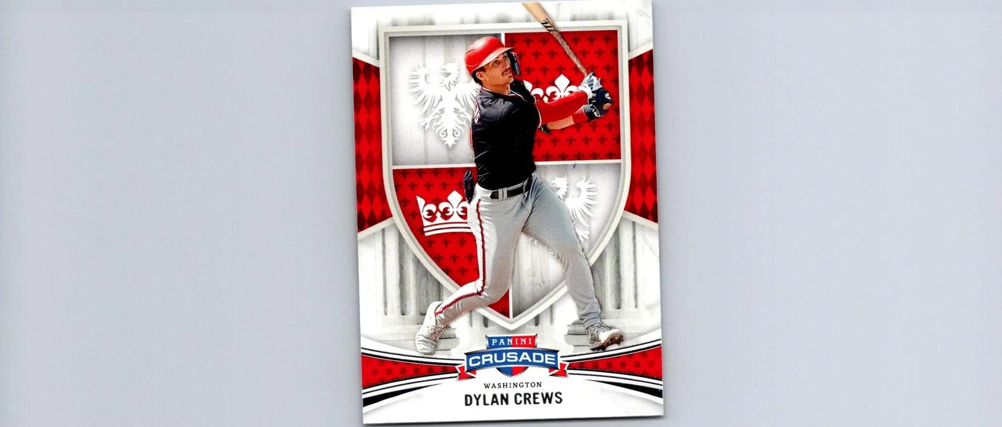 Dylan Crews baseball card from 2024 Panini Crusade trading cards collection