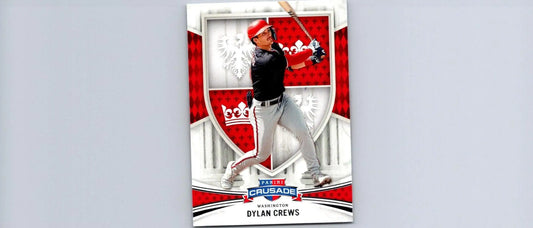 Dylan Crews baseball card from 2024 Panini Crusade trading cards collection