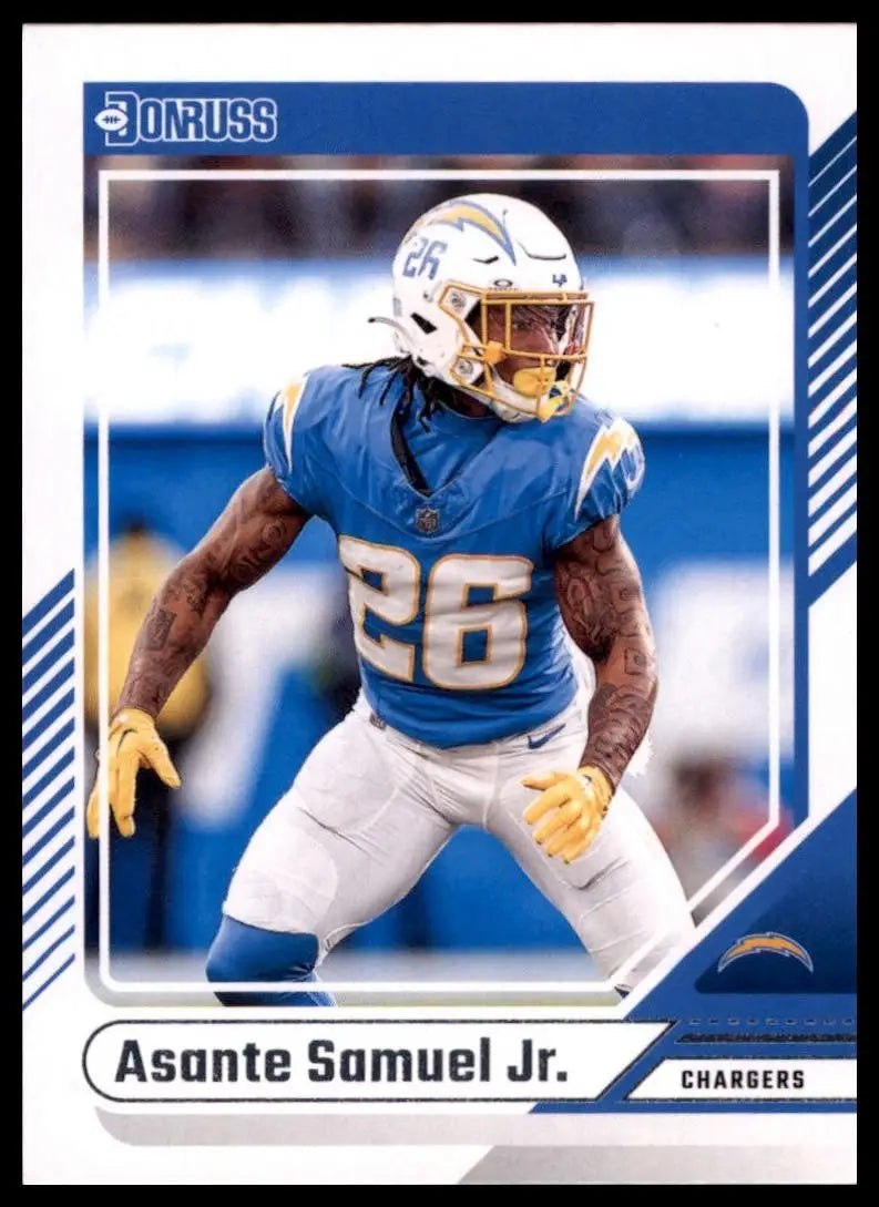2024 Panini Donruss Asante Samuel Jr #226 Los Angeles Chargers Football Card NFL - Football Card