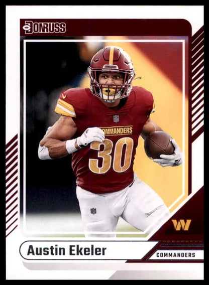 2024 Panini Donruss Austin Ekeler #1 Washington Commanders Football Card NFL - Football Card