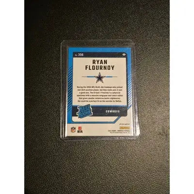 Ryan Flournoy football card featuring pink refractor in 2024 Panini Donruss Optic Draft Picks lot