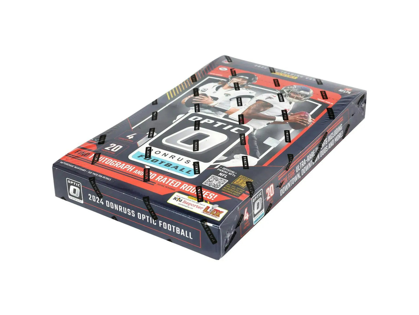 Sealed 2024 Donruss Optic Football box with autograph card inside