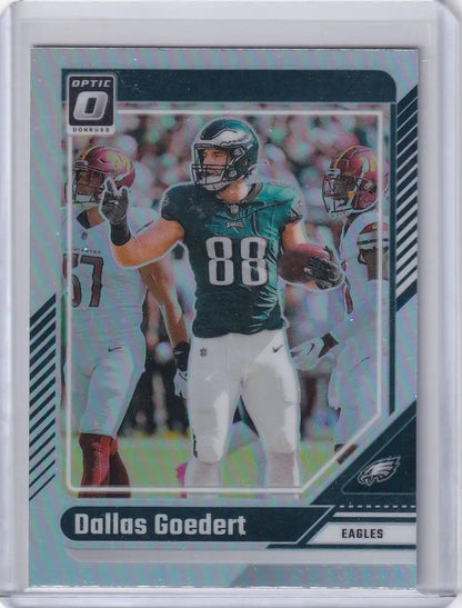 2024 Panini Donruss Optic Holo #162 Dallas Goedert - Philadelphia Eagles - Trading Card