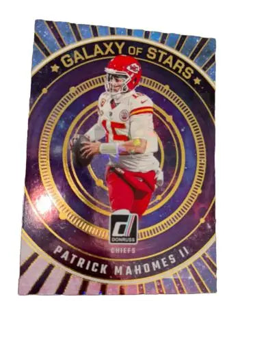 Patrick Mahomes II 2024 Panini Donruss Galaxy of Stars football card for KC Chiefs