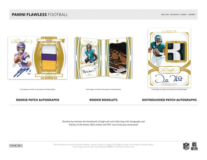2024 Panini Flawless Football Hobby 2-Box Case - Sports Card Hobby Boxes