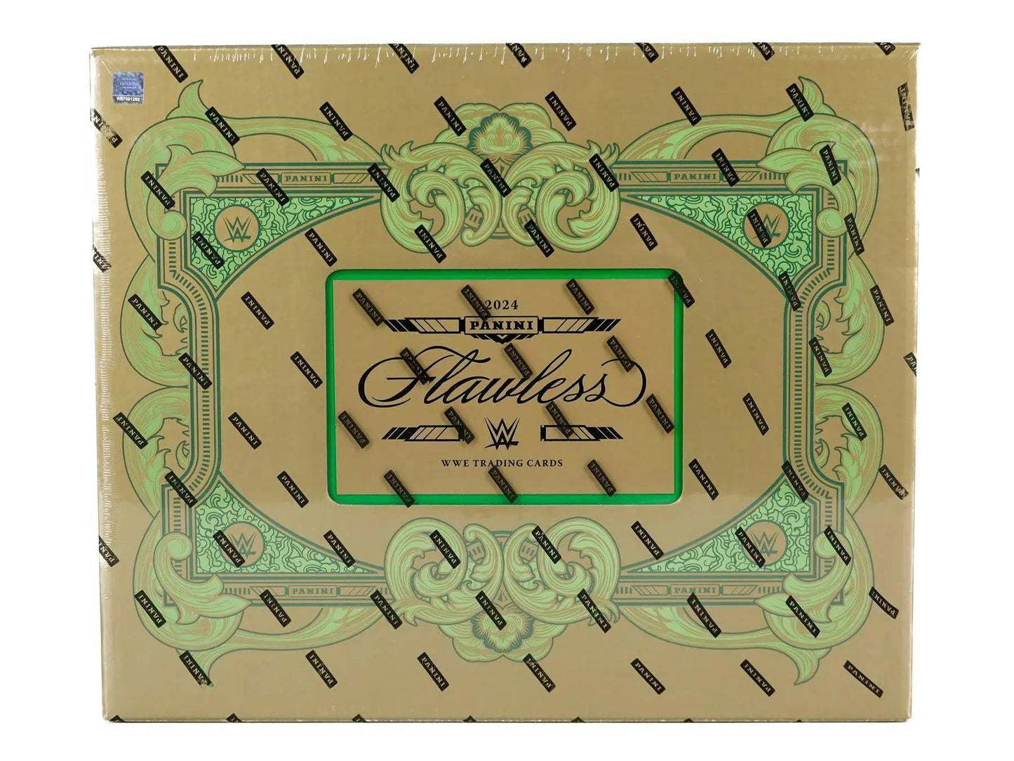 Gold Panini Flawless WWE trading card box with eight autographs and two gems in 2024 Hobby Box