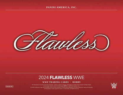 WWE trading card product featuring Panini Flawless WWE with eight autographs and two gems