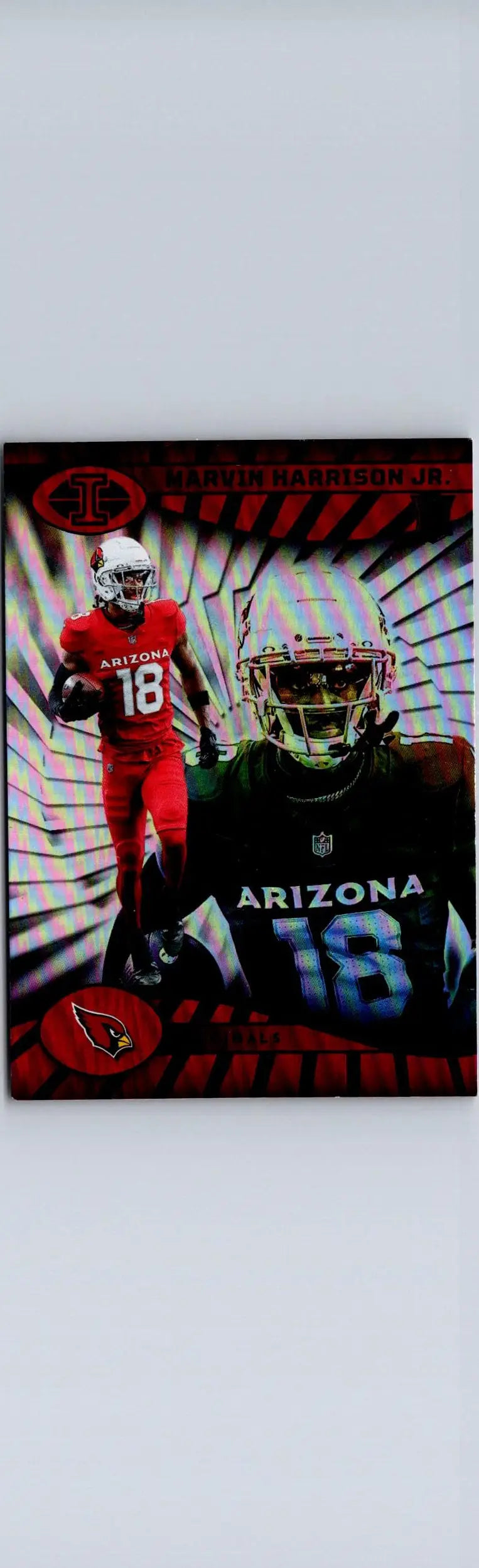 Football trading card of Marvin Harrison from 2024 Panini Illusions retail set