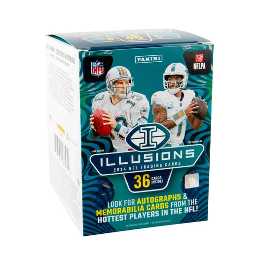 2024 Panini Illusions NFL Football Blaster Box with Panini Illusions trading card hobby box