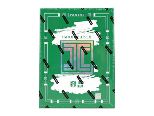 Sealed 2024 Panini Impeccable Football Hobby Box with six autographs and three base parallels