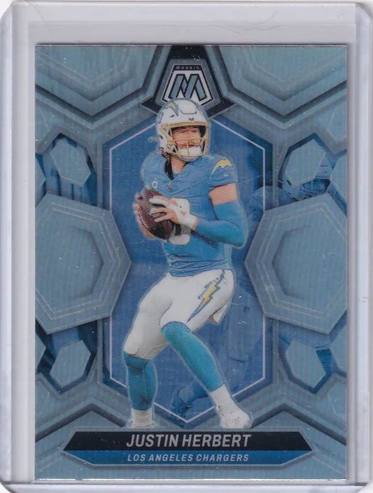 2024 Panini Mosaic #120 Justin Herbert - Los Angeles Chargers - Card