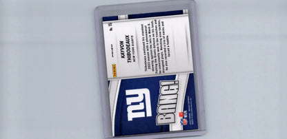 New York Giants Kayvon Thibodeaux Bang Panini Mosaic Green trading card