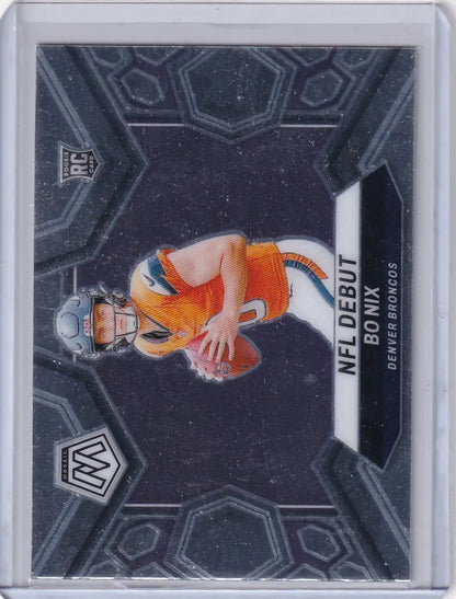 2024 Panini Mosaic Bo Nix NFL Debut Football Trading Card Denver Broncos