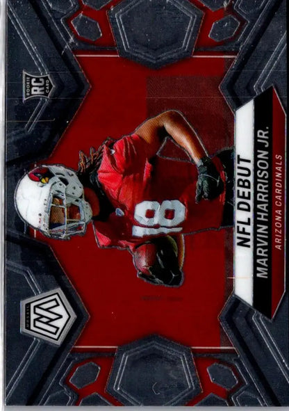 NFL trading card of Marvin Harrison Jr. from 2024 Panini Mosaic product