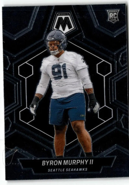 Seattle Seahawks Byron Murphy II rookie card from 2024 Panini Mosaic #316