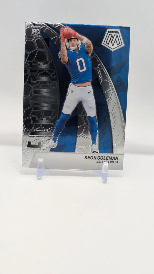 Keon Coleman football card from 2024 Panini Mosaic Elevate Insert rookie series