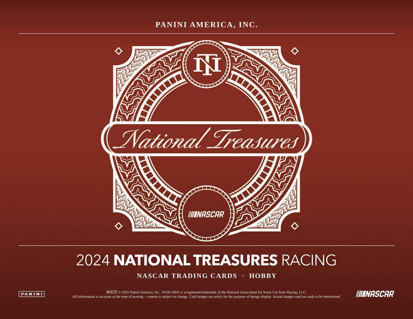 2024 Panini National Treasures Racing Hobby Box
