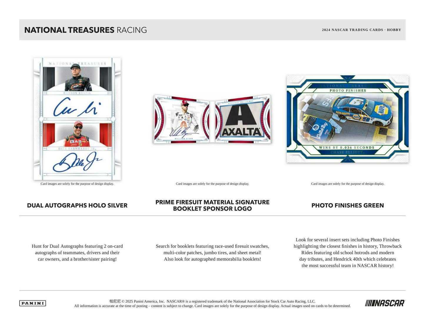 2024 Panini National Treasures Racing Hobby Box