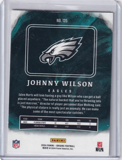 2024 Panini Origins #135 Johnny Wilson - Philadelphia Eagles
