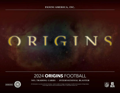 2024 Panini Origins Football blaster box with holo parallels and blaster-exclusive holo