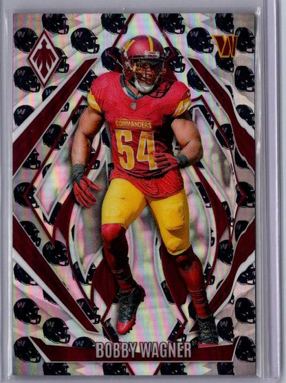 Bobby Wagner football card featuring the 2024 Panini Phoenix Wagner Team Helmet #/399