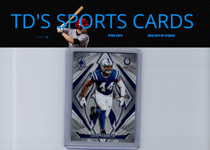 Zaire Franklin NFL football card featuring Franklin NFL shield from 2024 Panini Phoenix