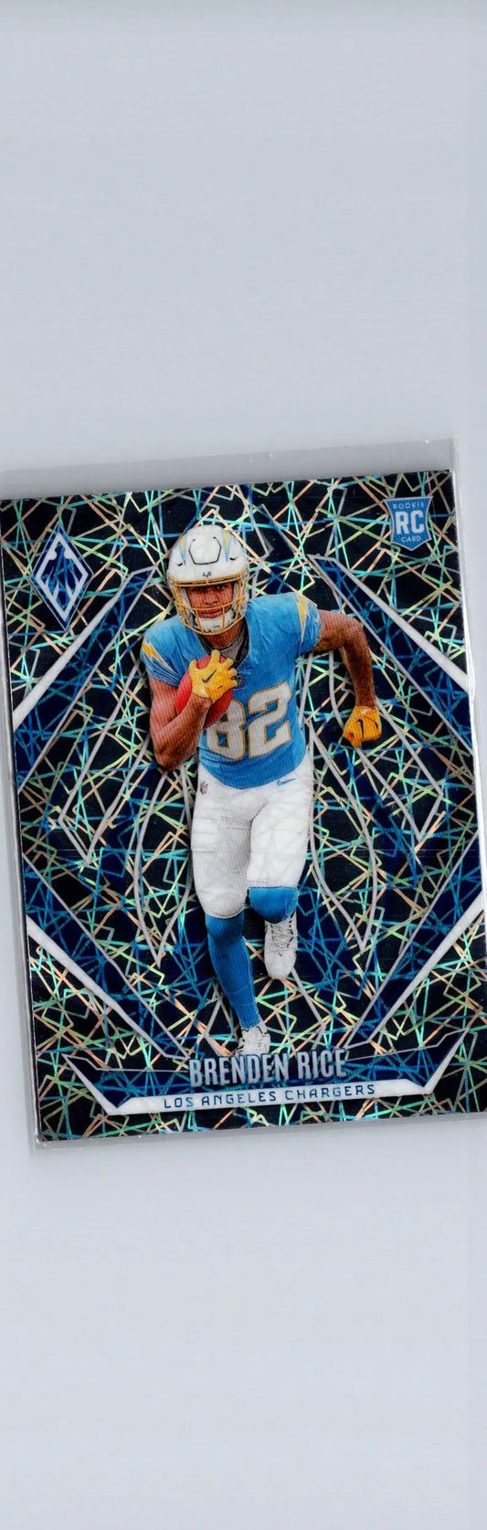 Brenden Rice football card 2024 Panini Phoenix Rice Lazer collectible image