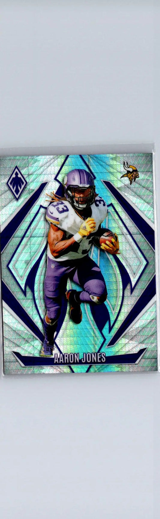Aaron Jones football card 2024 Panini Phoenix Silver featuring Aaron Jones Silver jones silver