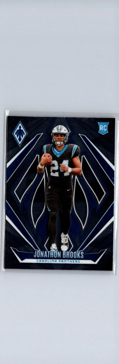 Jonathan Brooks rookie card from 2024 Panini Phoenix series