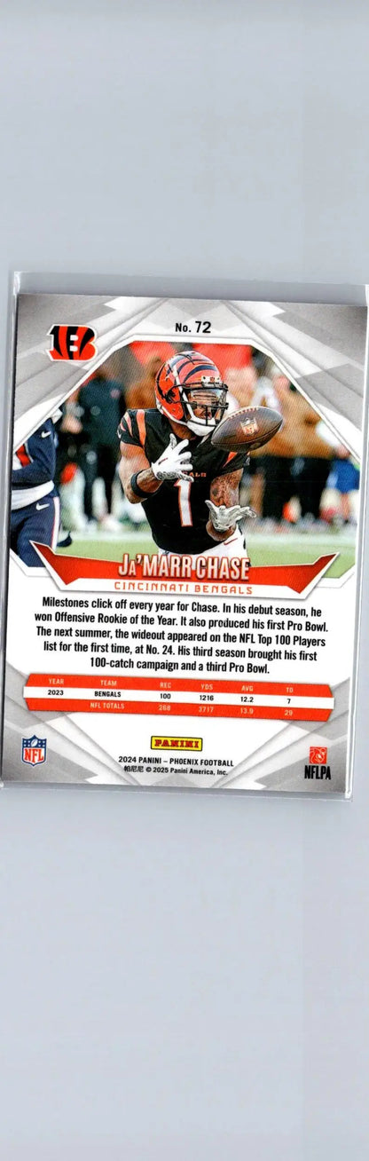 2024 Panini Phoenix Ja’marr Chase Hyper football card product image