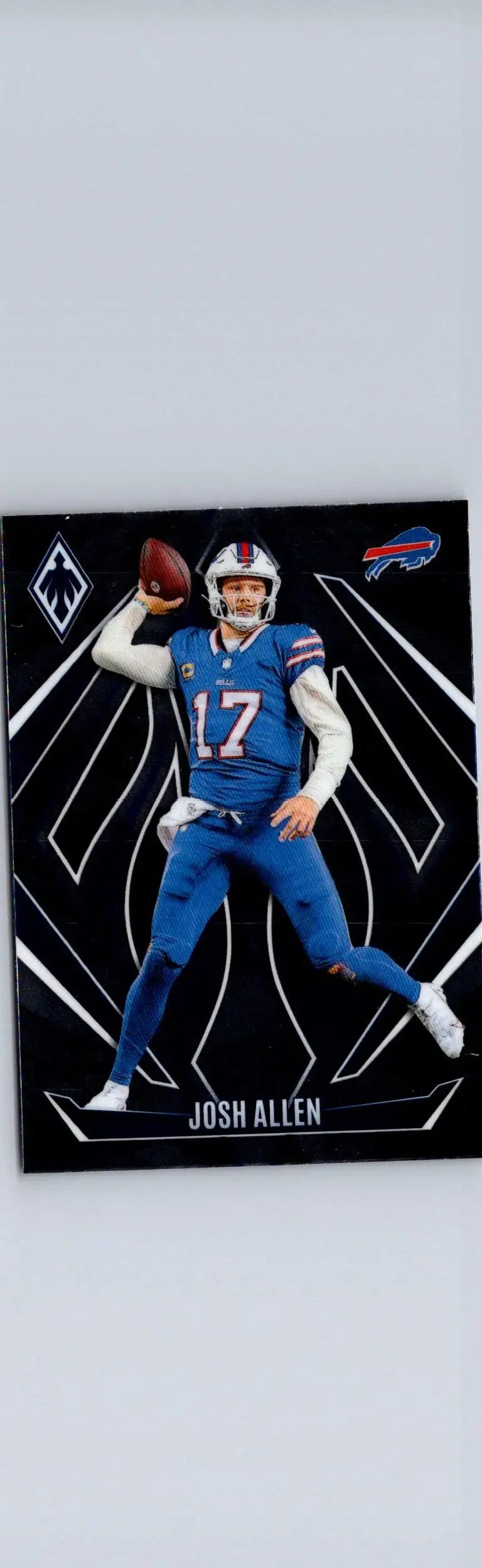 Josh Allen football card from 2024 Panini Phoenix product for collectors