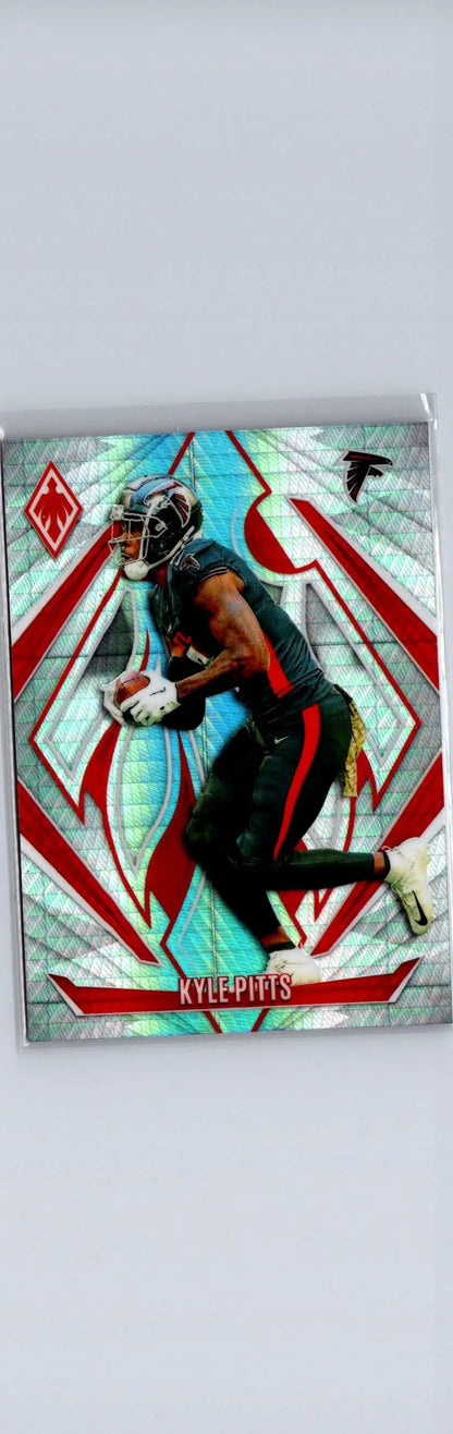2024 Panini Phoenix Kyle Pitts Silver football card featuring Kyle Pitts and Pitts Silver design