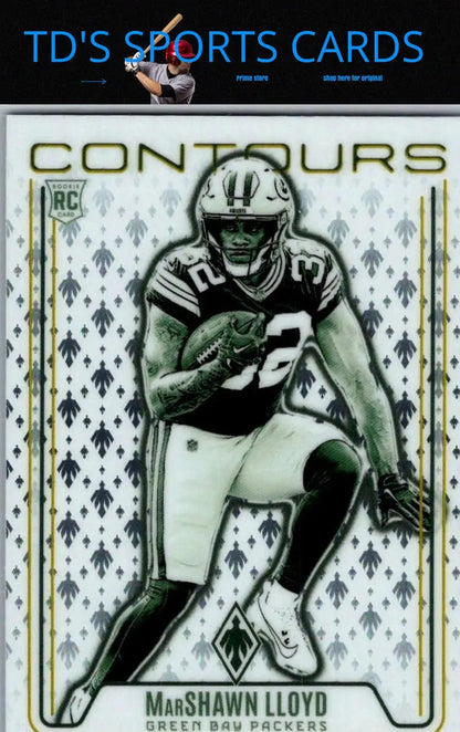 MarShawn Lloyd Contours football card from 2024 Panini Phoenix series