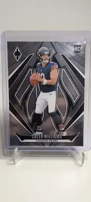 Caleb Williams rookie football card from 2024 Panini Phoenix Football series