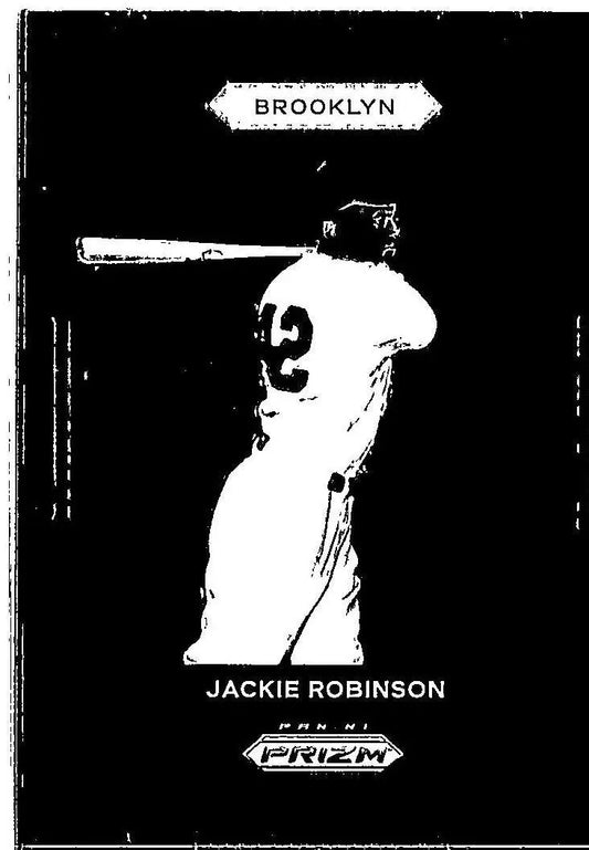 2024 Panini Prizm Jackie Robinson baseball card featuring Jackie Robinson collectible