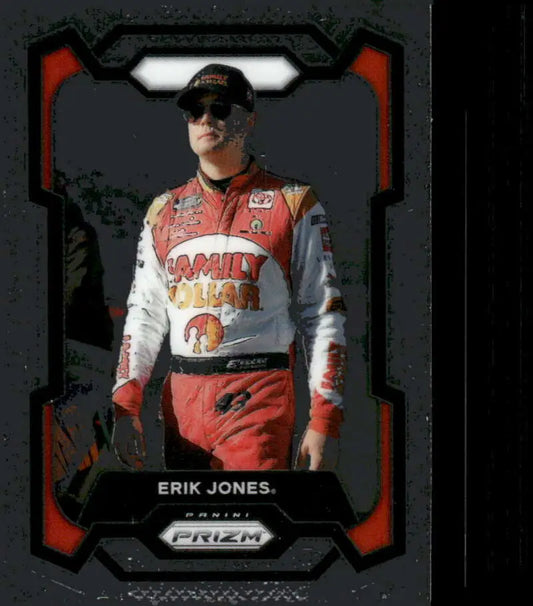 Erik Jones trading card from 2024 Panini Prizm Legacy Motor Club series