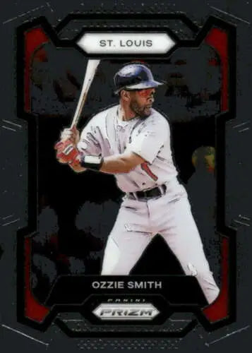 2024 Panini Prizm Ozzie Smith baseball card featuring original gloss and NM-MT condition