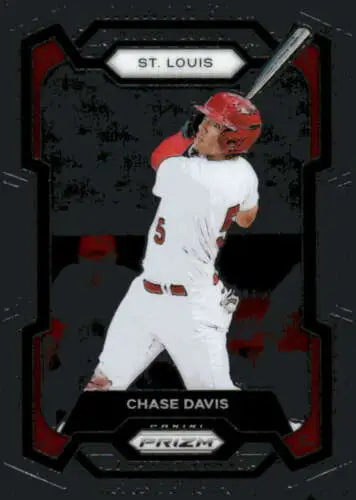 2024 Panini Prizm #186 Chase Davis Baseball Card with original gloss finish