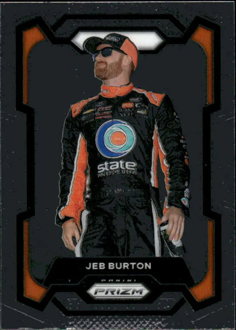 Jeb Burton Chevrolet Racing card from 2024 Panini Prizm featuring Jordan Anderson Racing