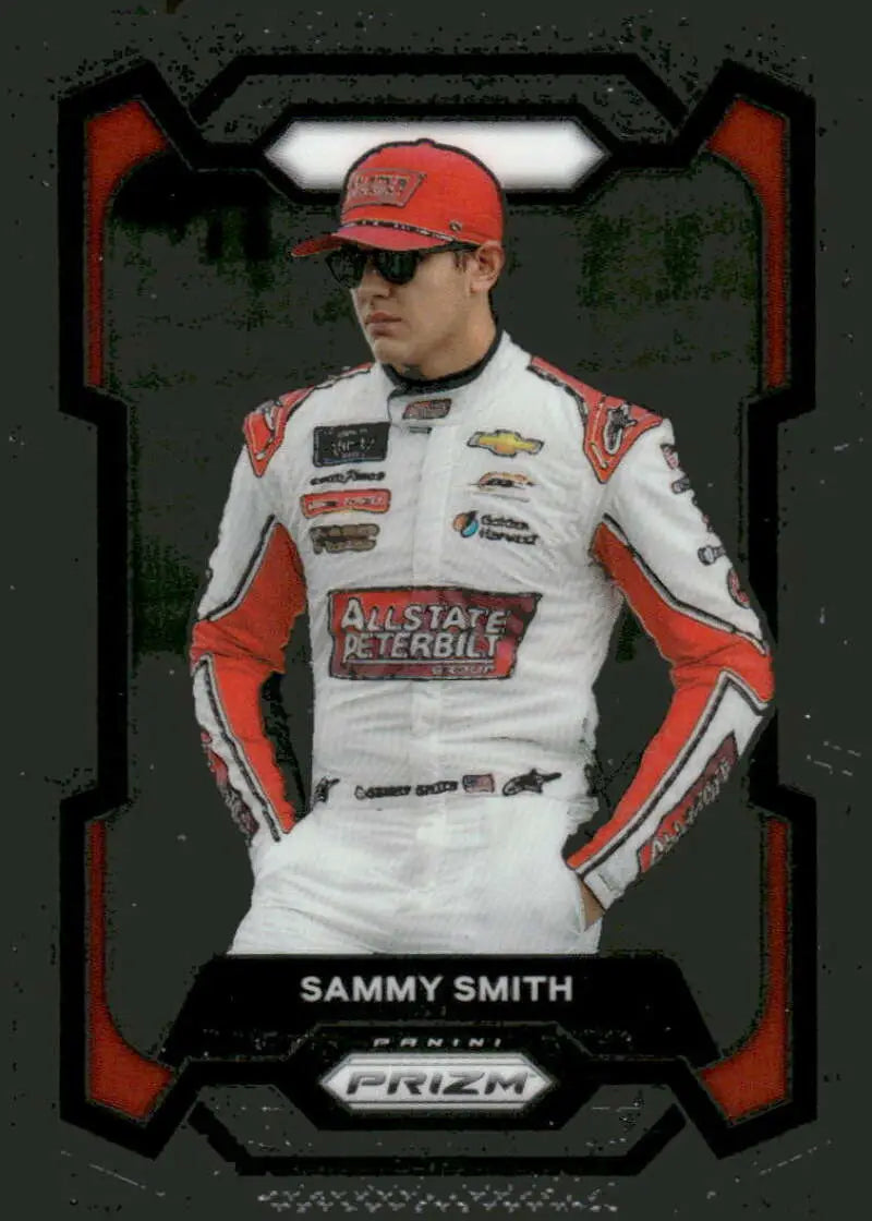 Sammy Smith Panini Prizm trading card from 2024 Pilot Flying J Racing collection