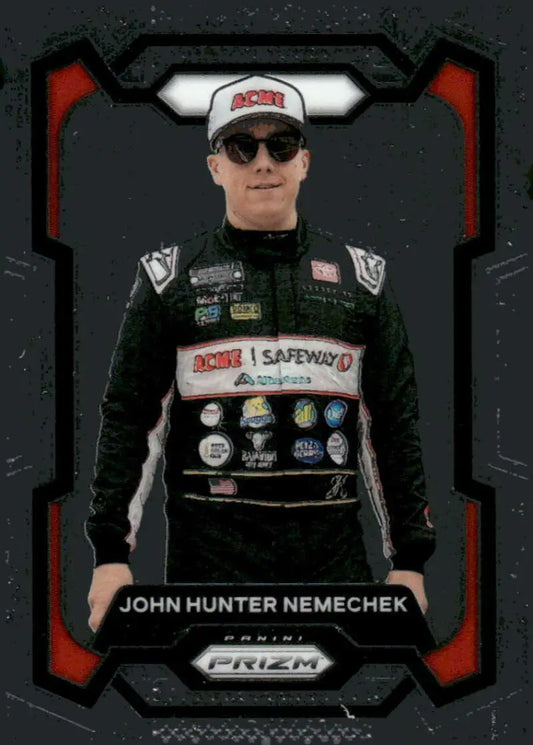 John Hunter Nemechek trading card from 2024 Panini Prizm lot at Safeway