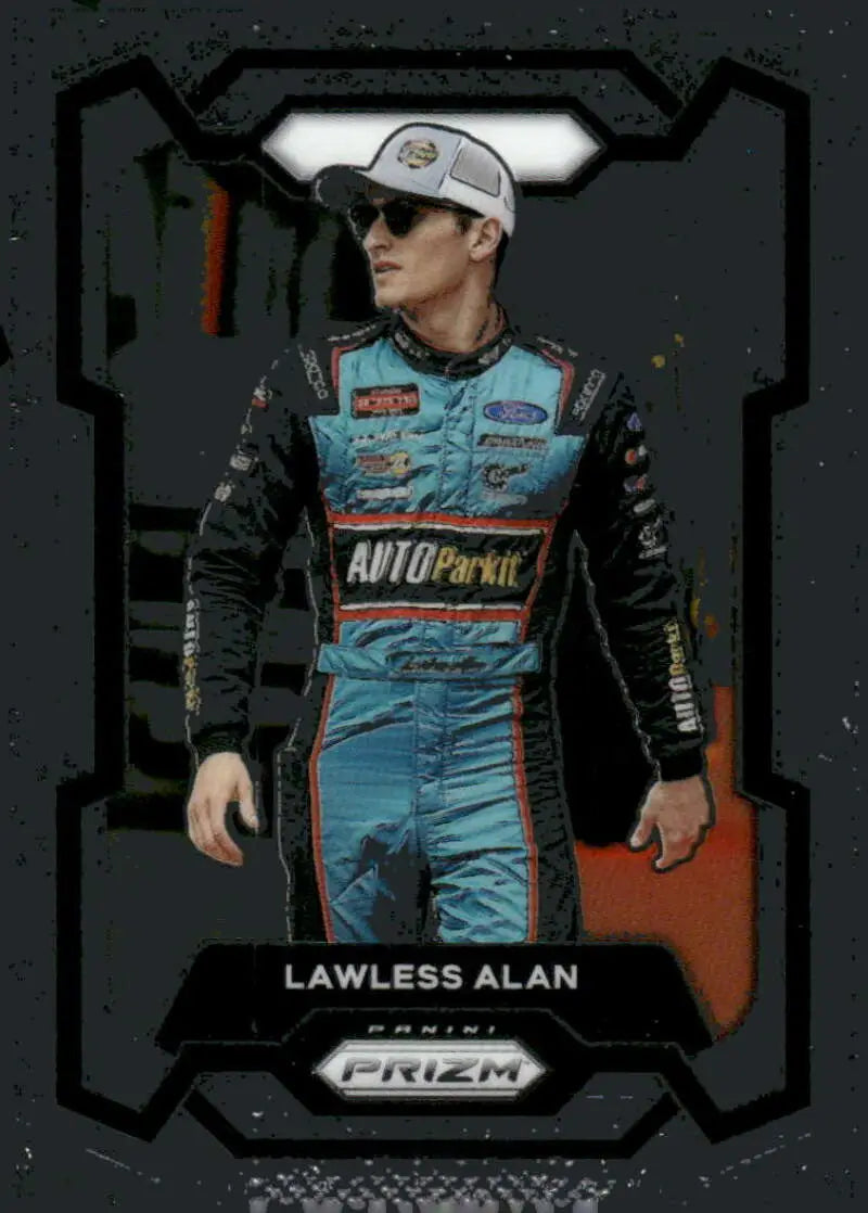 Alan Lawless Panini Prizm trading card from 2024 Ford Racing collection