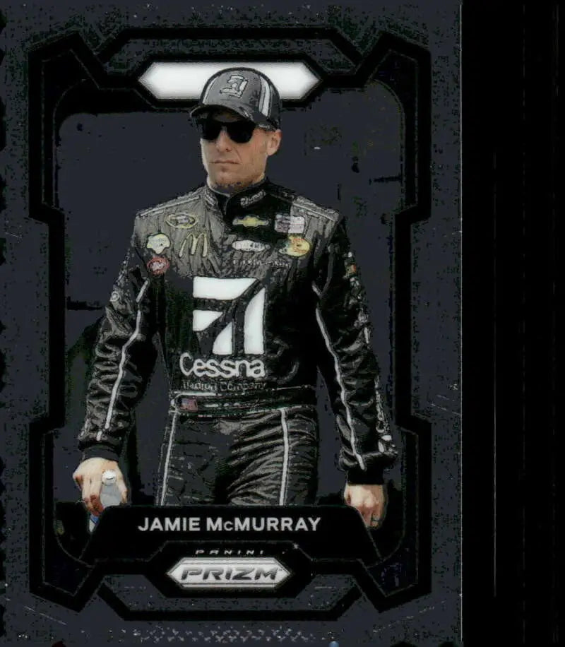 Jamie McMurray Panini Prizm racing card featuring Cessna Chip Ganassi Chevrolet logo