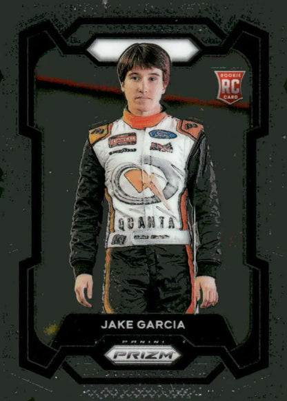 Jake Garcia rookie card from 2024 Panini Prizm Quanta Thorsport Racing collection