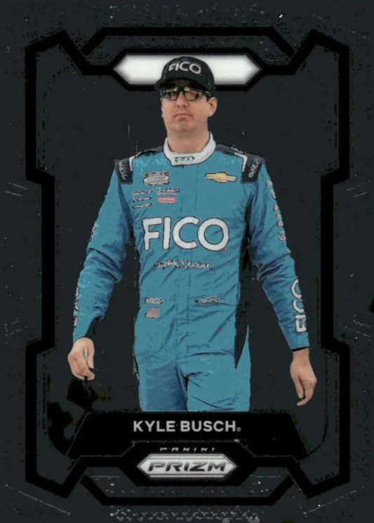 Kyle Busch trading card from 2024 Panini Prizm featuring Richard Childress Racing Chevrolet