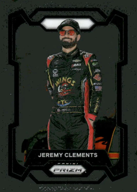 Jeremy Clements Chevrolet Racing card from 2024 Panini Prizm series