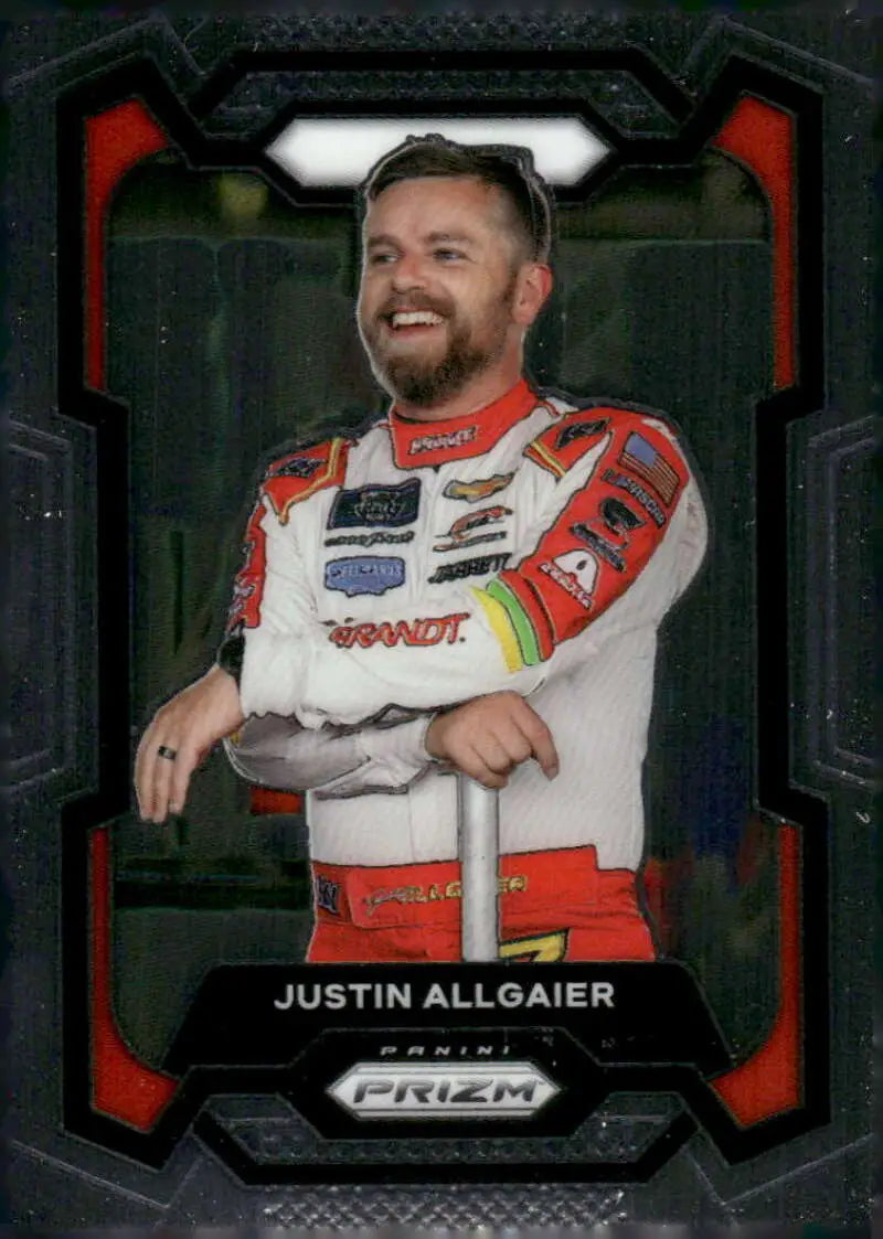 Justin Allgaier Chevrolet Racing Panini Prizm trading card, 2024 Panini Prizm #69