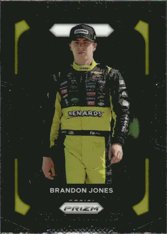 Brandon Jones Panini Prizm Chevrolet Racing Card for 2024 Menards/JR Motorsports