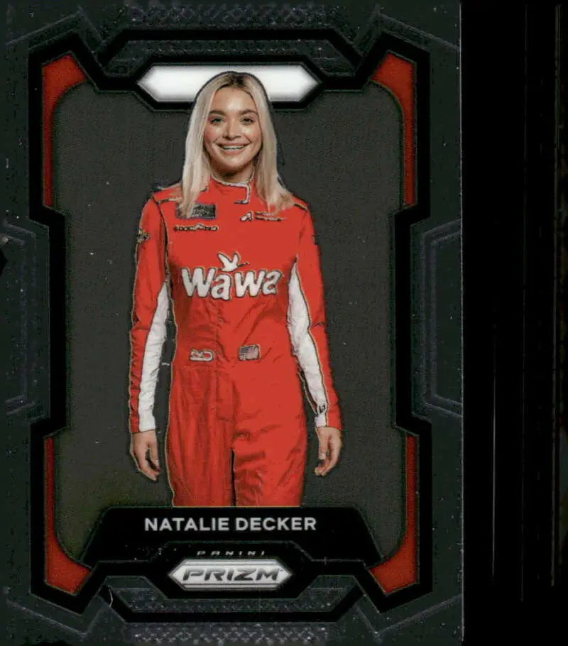 Natalie Decker Wawa DGM Racing Chevrolet racing card from 2024 Panini Prizm #91