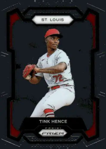 Tink Hence baseball card from 2024 Panini Prizm with original gloss finish